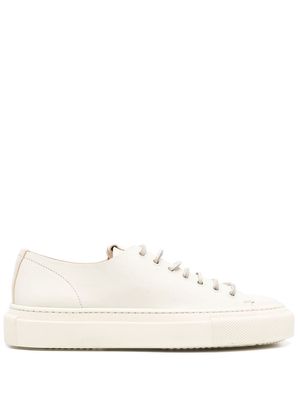 Buttero low-top leather trainers - Neutrals