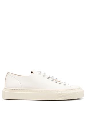 Buttero low-top leather trainers - White
