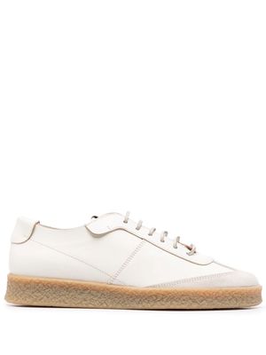 Buttero panelled-design low-top sneakers - White