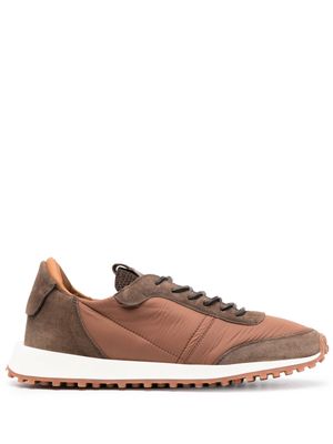 Buttero panelled low-top sneakers - Brown