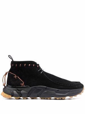 Buttero stitch-detail sneaker boots - Black
