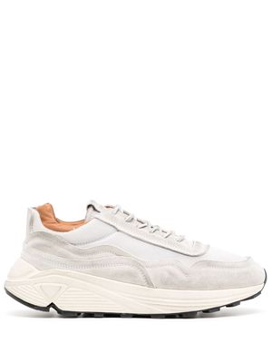 Buttero suede-trim low-top sneakers - Grey