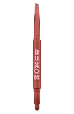 Buxom Dolly's Mocktail Mixer Power Line Plumping Lip Liner with Peptides in Savvy Sienna 