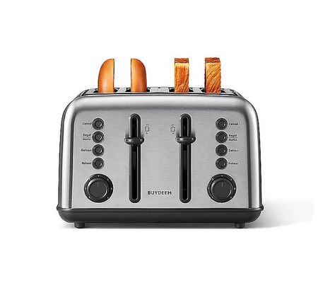 BUYDEEM 4-Slice Metal Toaster