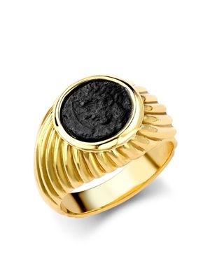 Bvlgari 1970s Monete 18kt yellow gold ring - Black