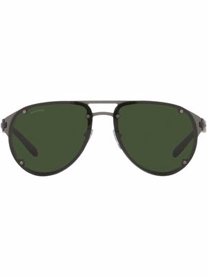 Bvlgari BV5056 pilot-frame sunglasses - Black