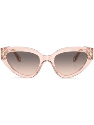 Bvlgari cat-eye frame gradient-lenses sunglasses - Pink