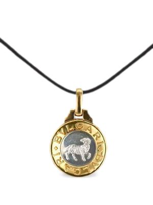 Bvlgari Pre-Owned 18kt yellow gold Zodiac Aries pendant
