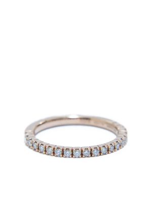Bvlgari Pre-Owned 2000s 18kt white gold Half Eternity diamond ring