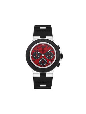Bvlgari Pre-Owned 2023 pre-owned Aluminium Ducati Special Edition 40mm - Red