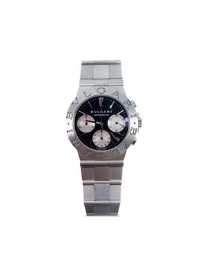Bvlgari Pre-Owned pre-owned Diagono Chronograph 40mm - SILVER