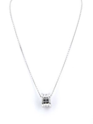 Bvlgari Pre-Owned white gold B.Zero1 necklace - Silver