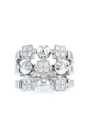 Bvlgari Pre-Owned white gold Lucéa diamond ring - Silver