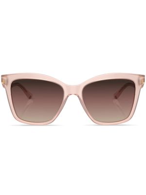 Bvlgari square-shape gradient-lenses sunglasses - Neutrals