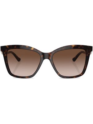 Bvlgari tortoiseshell-effect gradient-lenses sunglasses - Brown