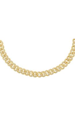 BY ADINA EDEN Pavé Chain Link Choker in Gold