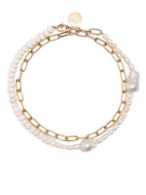 By Alona Caspian pearl necklace - Gold