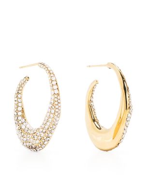 By Alona crystal embellished earrings - Gold