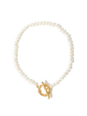 By Alona - Naia Pearl & 18kt Gold-plated Necklace - Womens - Pearl