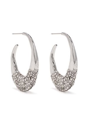 By Alona Panea crystal-embellished earrings - Silver