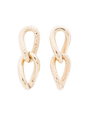 By Alona Taylor textured hoop earrings - Gold