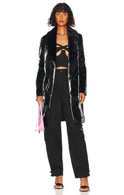 BY.DYLN Larsa Coat in Black