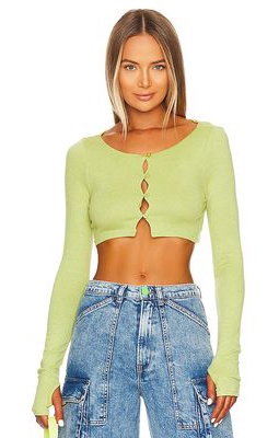 BY.DYLN Sinclair Top in Green