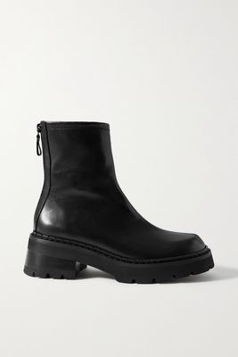 BY FAR - Alister Leather Ankle Boots - Black