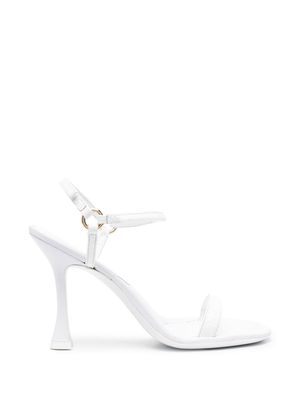 BY FAR ankle-strap detail sandals - White