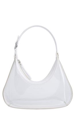 By Far Baby Amber Transparent Shoulder Bag in Transparent White