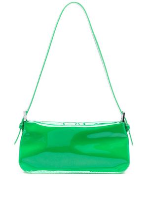 BY FAR Dulce patent leather shoulder bag - Green