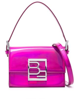 BY FAR Fran patent tote bag - Pink