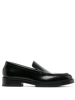 BY FAR Rafael leather loafers - Black
