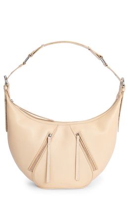 By Far Story Leather Shoulder Bag in Sable
