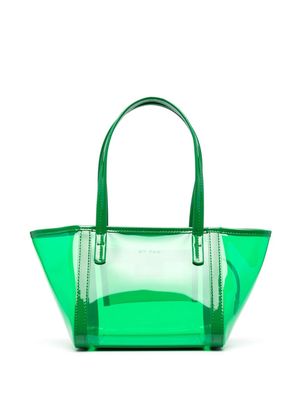 BY FAR transparent tote bag - Green
