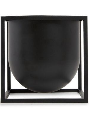 by Lassen Kubus decorative flowerpot - Black