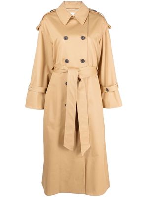 By Malene Birger Alanis double-breasted belted trench coat - Neutrals