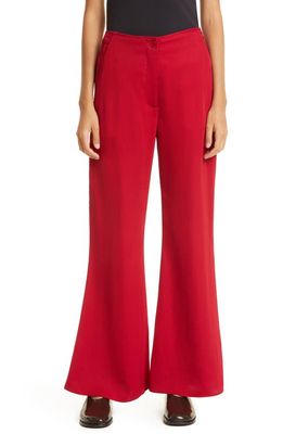 BY MALENE BIRGER Amores Flare Pants in Jester Red