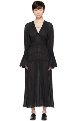 by Malene Birger Black Ahyenna Midi Dress