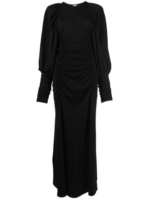 By Malene Birger Cheyla gathered maxi dress - Black