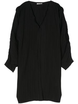 By Malene Birger Dielle plissé midi dress - Black