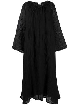 By Malene Birger frayed-edge maxi dress - Black