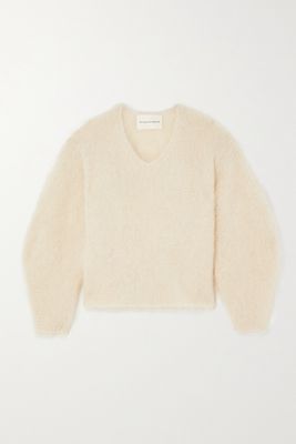 By Malene Birger - Hamie Mohair-blend Sweater - Cream