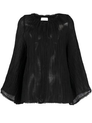 By Malene Birger Havanna long-sleeve blouse - Black
