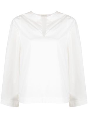 By Malene Birger Kamill V-neck blouse - White