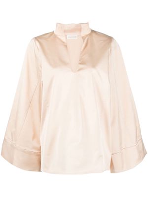 By Malene Birger long-sleeve wool blouse - Pink