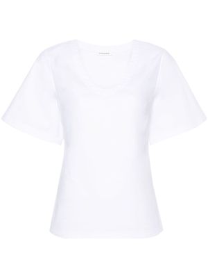 By Malene Birger Lunae scoop-neck T-shirt - White