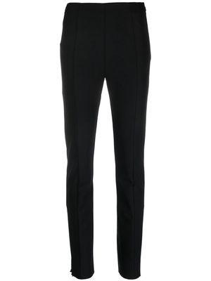 By Malene Birger mid-rise slim fit trousers - Black