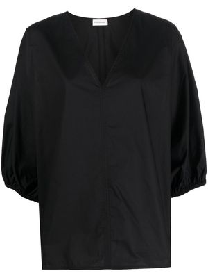 By Malene Birger Piamontes organic cotton blouse - Black