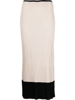 By Malene Birger ribbed-knit skirt - Neutrals
